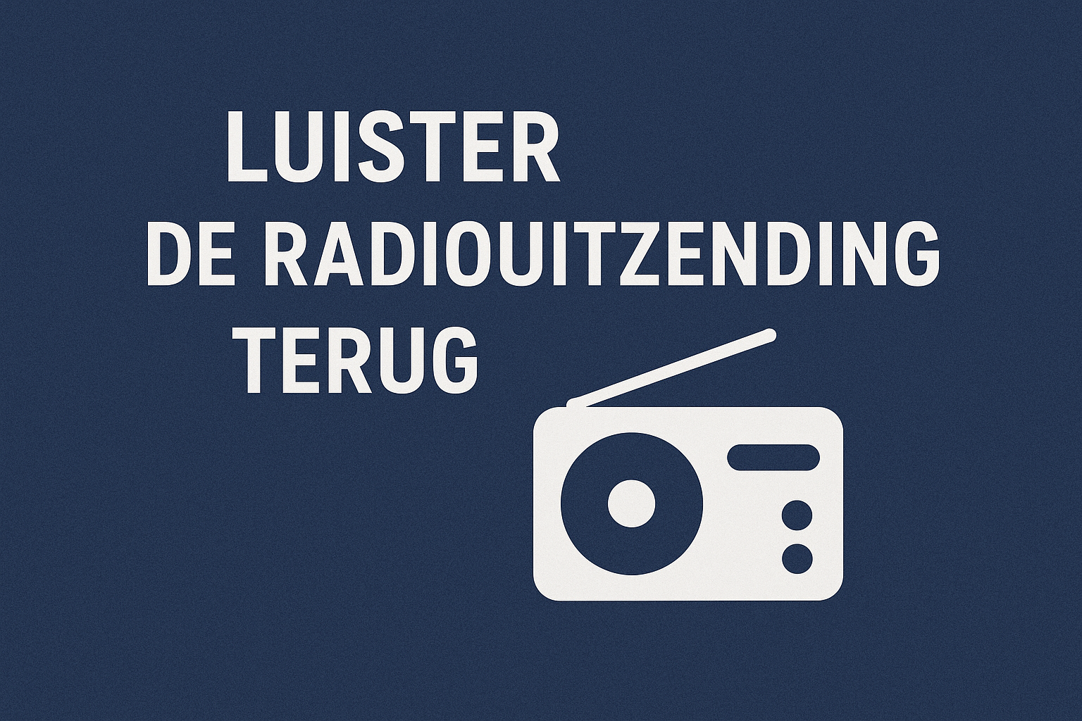 Radio uitzending