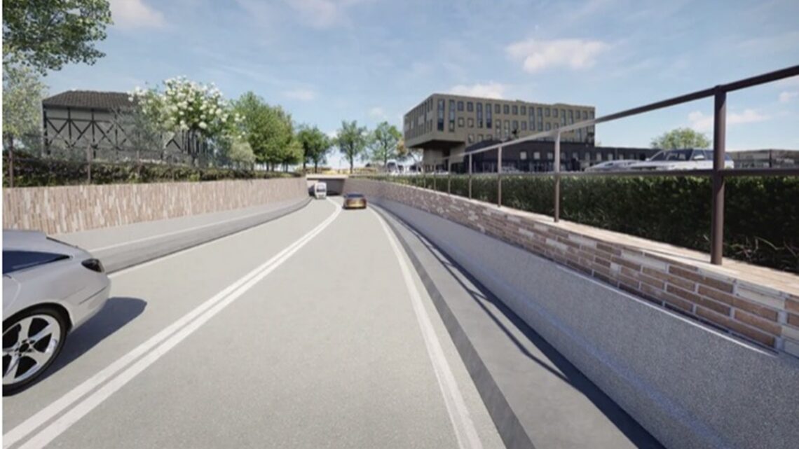 Nieuwe stadstoegang met tunnel onder het spoor in Hoorn